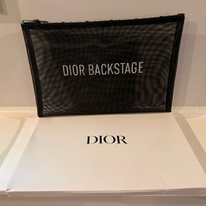 Dior Backstage Black Cosmetic Bag